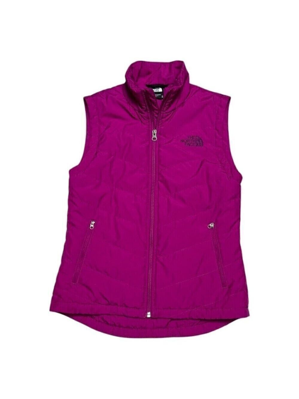 The North Face Lightweight DOWN FILL Pink Winter Puffer Outdoor Vest Womens XS
